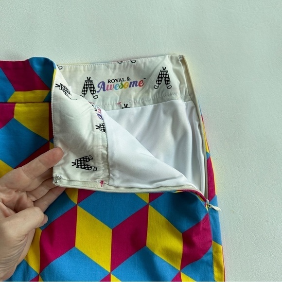 Royal & Awesome Golf Skort Knicker Blocker Glory Skirt 6 - Picture 10 of 12